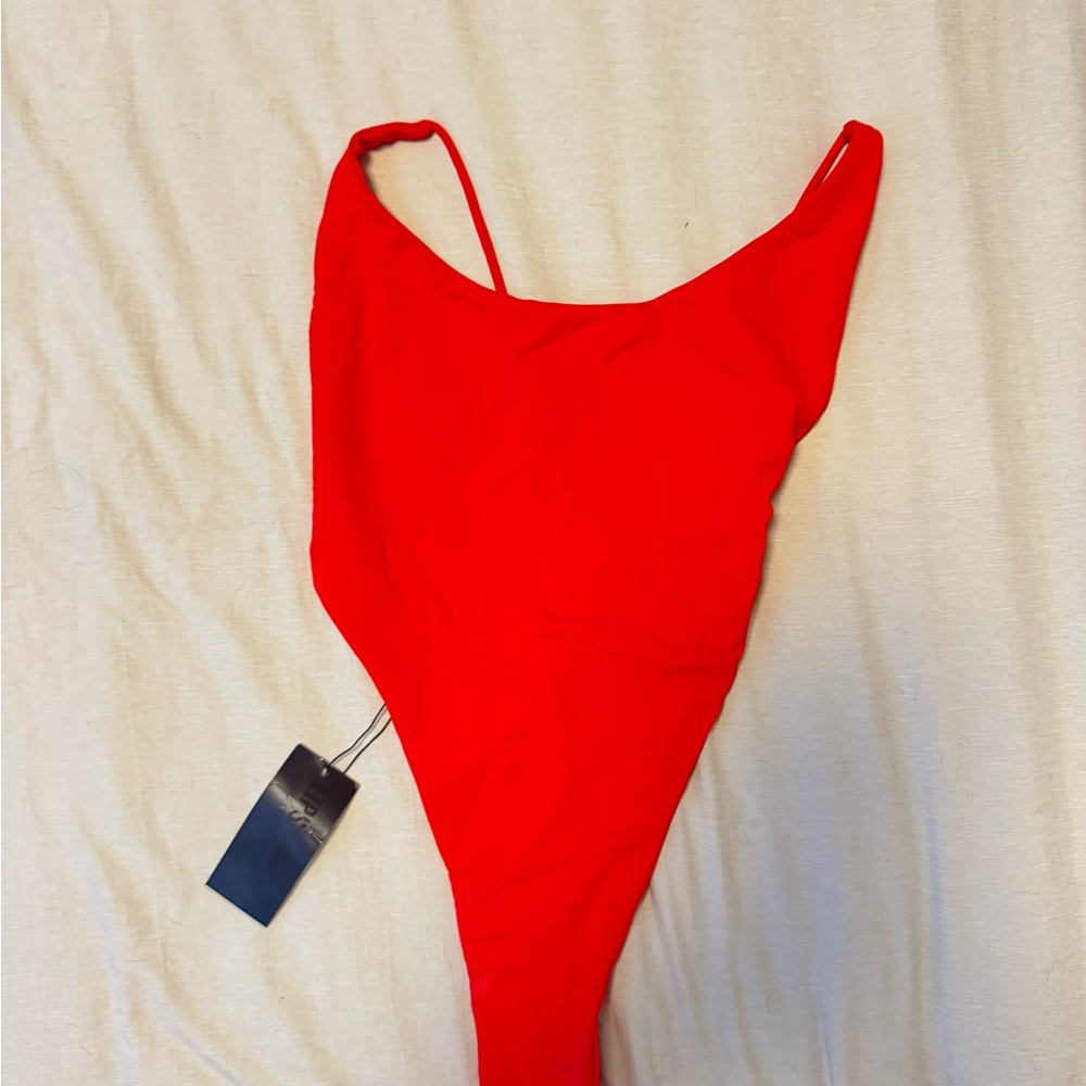Red Women's One Piece Swimsuit